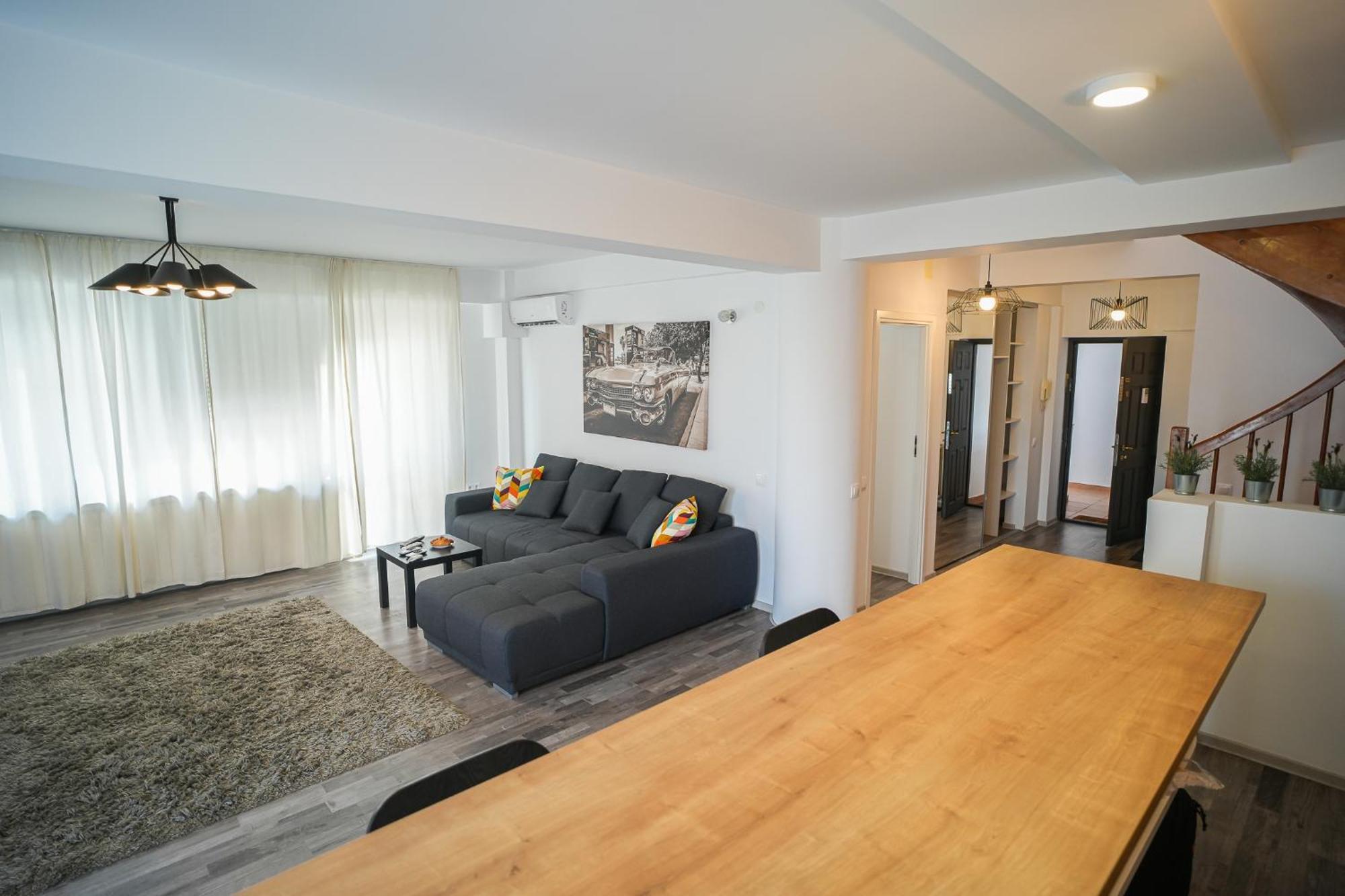Penthouse With Huge Rooftop Terrace & City View Bukarest Exterior foto
