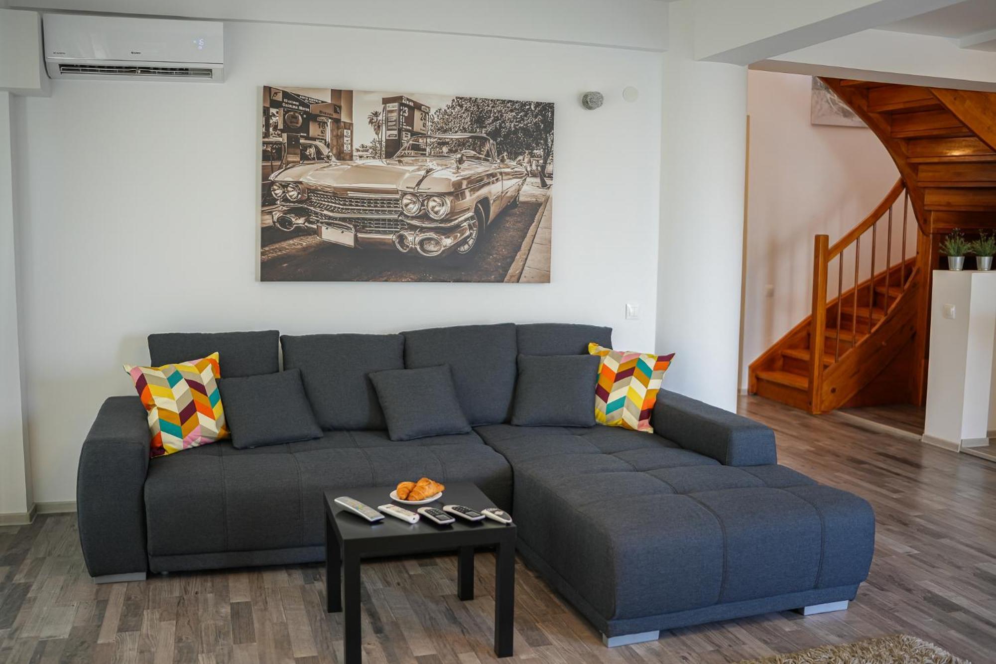 Penthouse With Huge Rooftop Terrace & City View Bukarest Exterior foto